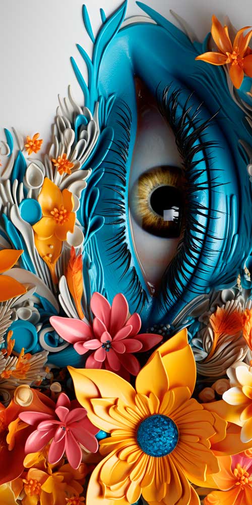 Ilustración creativa que representa la visión y análisis de los contenidos IA SGE optimizados para Google